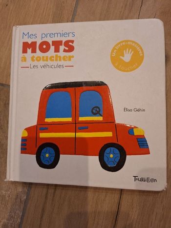 Livre Mes premièrs mots à toucher