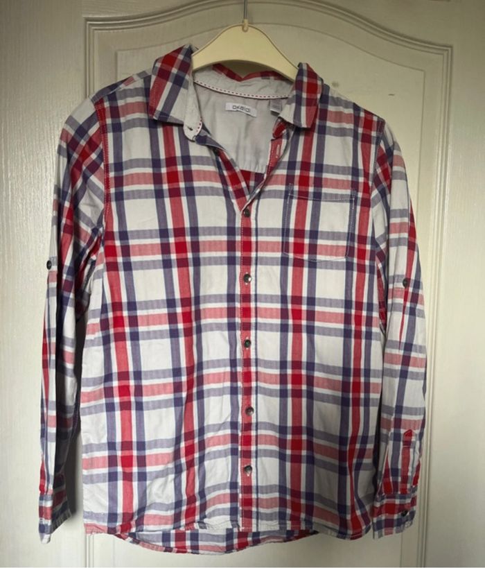 Chemise manches longues Okaïdi taille 12 ans
