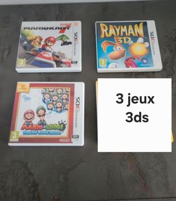 3 jeux 3ds