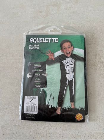 Déguisement Halloween garçon squelette