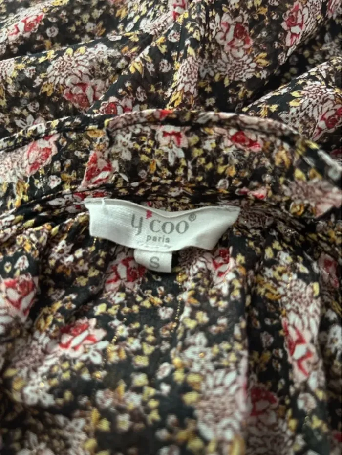 👗 Robe manche longue fleuris - photo numéro 4