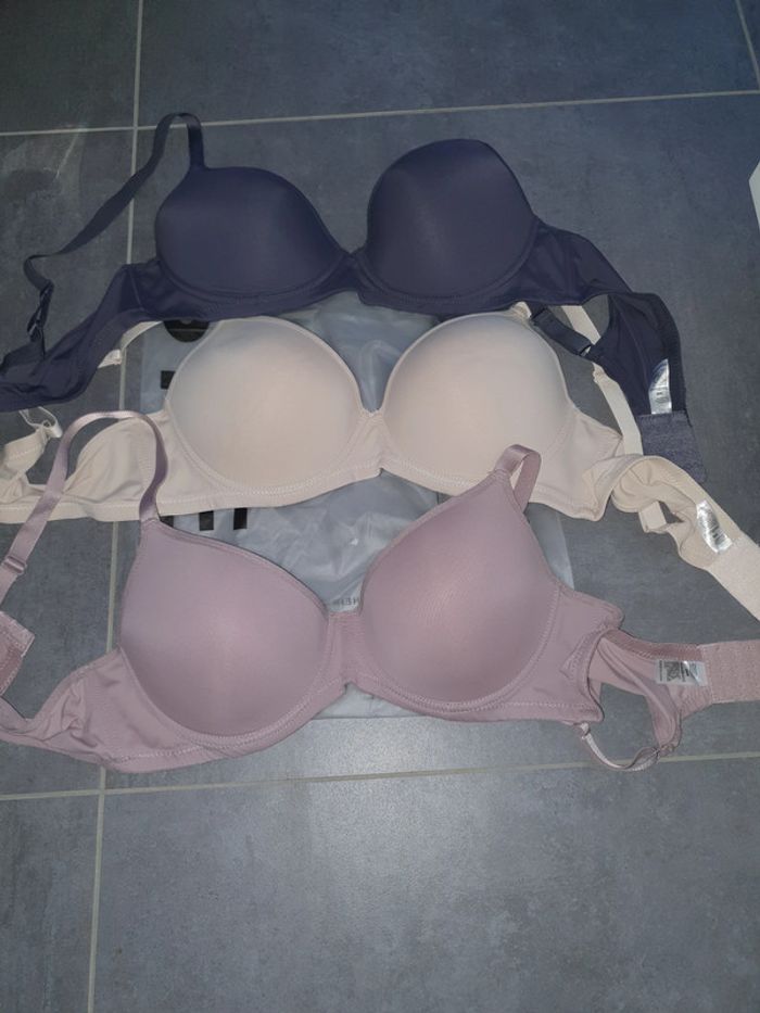 Lot de 3 soutiens gorge 90B (105B)
