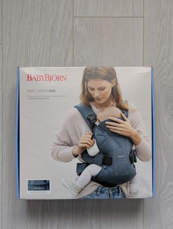 Porte bébé babybjorn bleu jeans