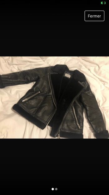 Veste aviateur noire