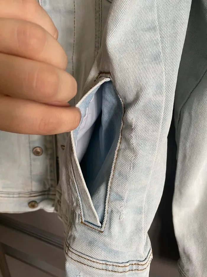 Veste en jean Homme Zara taille M - photo numéro 5
