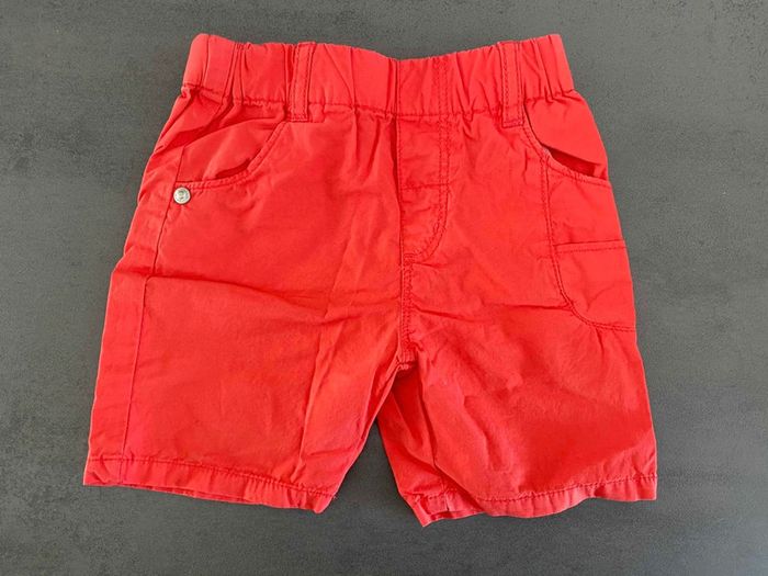 Short rouge corail Boboli
