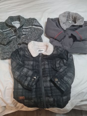 Lait gilets chaud 18/24 mois