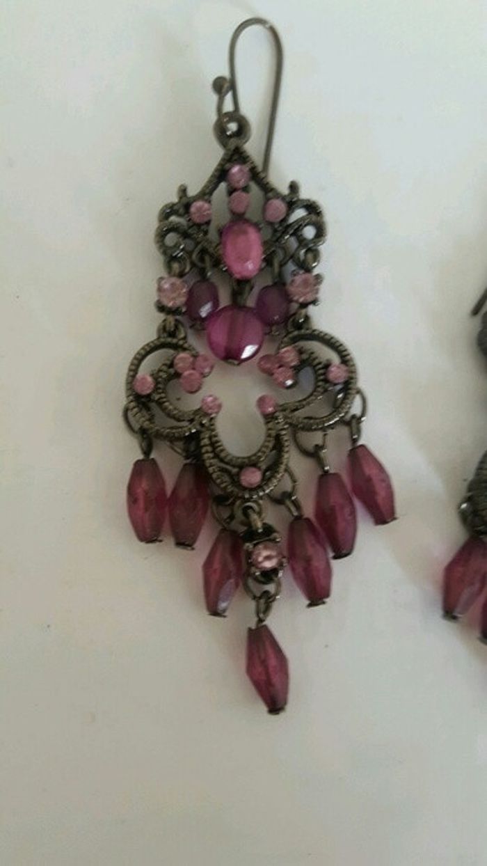 Boucles d'oreilles pendante - photo numéro 2