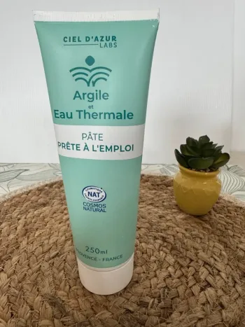Ciel d'azur Argil et eau thermale  Pâte Verte Prête à l'Emploi - 6004872 valeur 7€