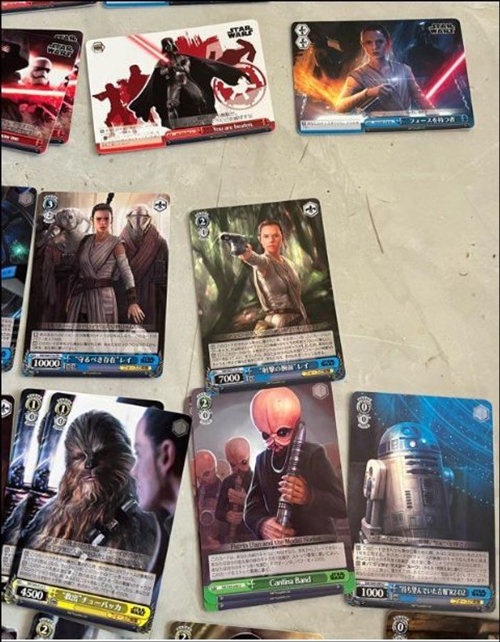 carte star wars Weiss schwarz - photo numéro 7
