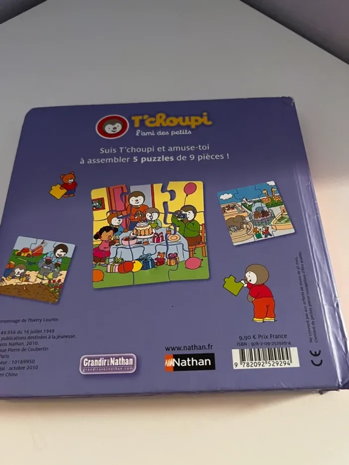 Livre puzzle tchoupi - photo numéro 7