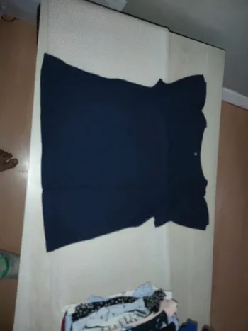 Tee-shirt marine manches volontés 12 ans