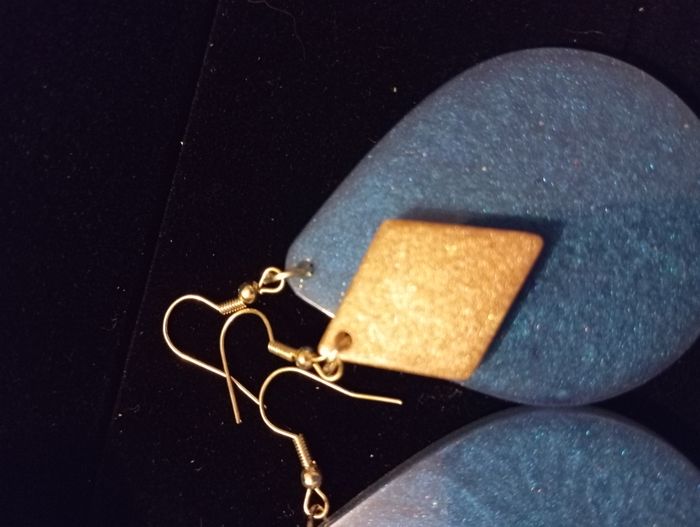 Lot de boucles d'oreilles en résine - photo numéro 4