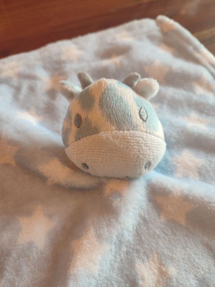 Doudou carre peluche vache - photo numéro 2