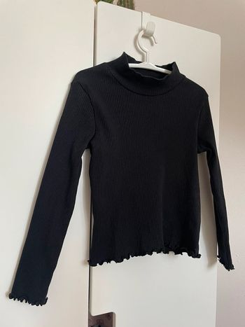 Top sous pull manche longue kiabi noir 3 ans