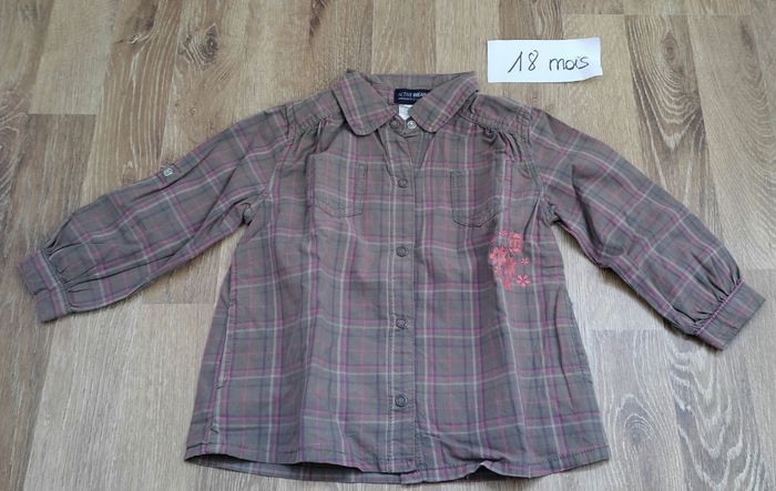Chemise fille 18 mois
