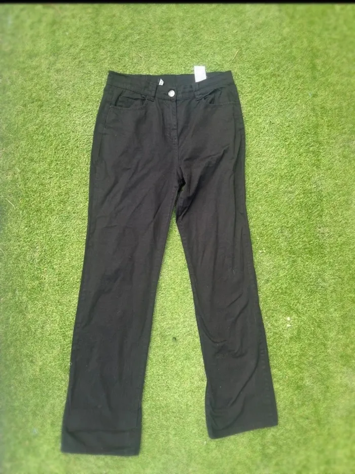 Pantalon droit noir chic ou bureau - Caroll - taille 40