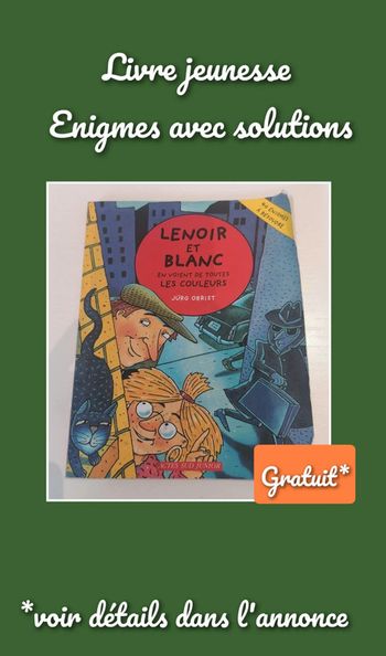 Livre jeunesse Lenoie et Blanc en voient de toutes les couleurs