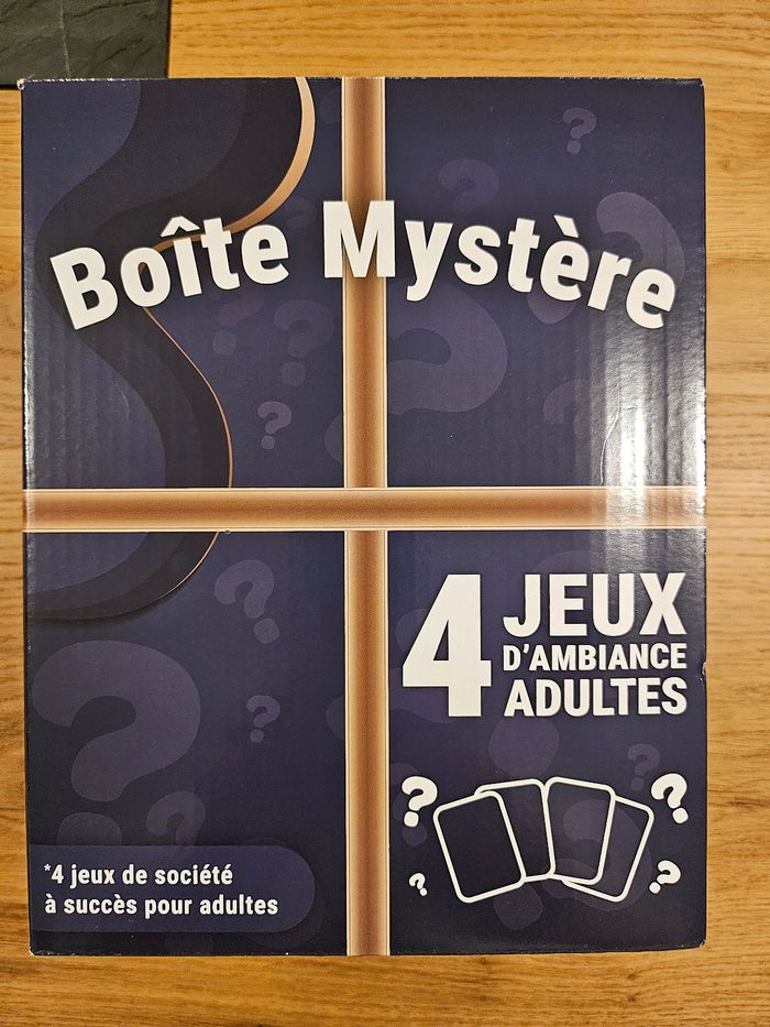Boîte mystère 4 jeux adultes
