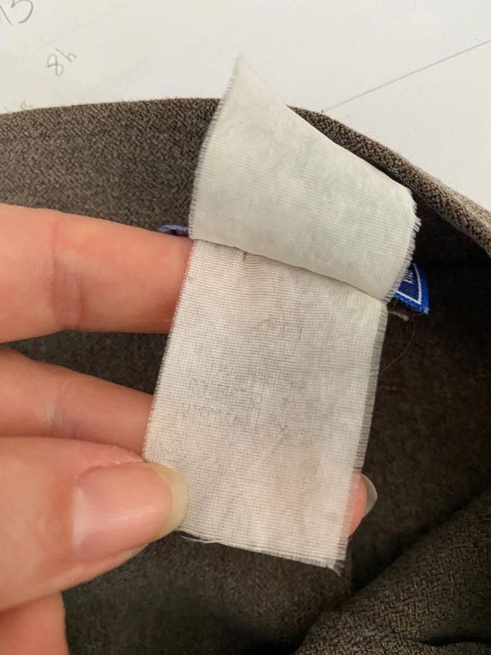 Jupe crayon fendue vintage S - photo numéro 5