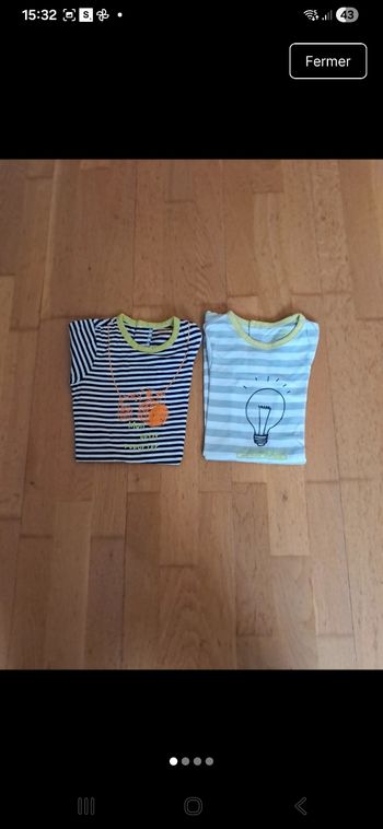 Lot 2 pyjamas garcons