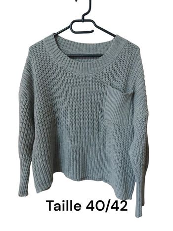Pull grosse maille femme T. 40/42 ( shein)