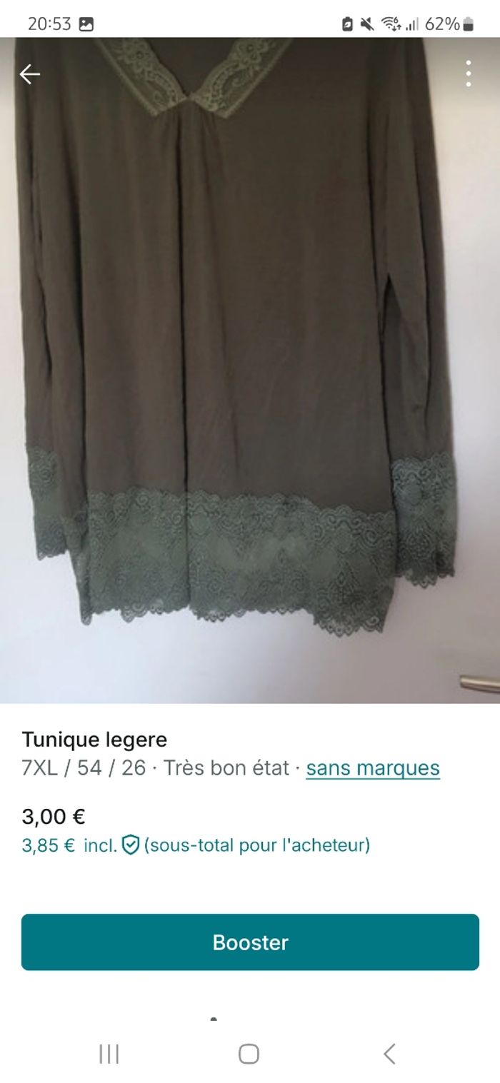 Tunique legere