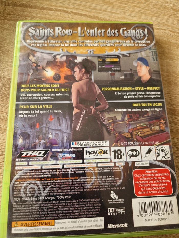Saints row 1 xbox 360 - photo numéro 2