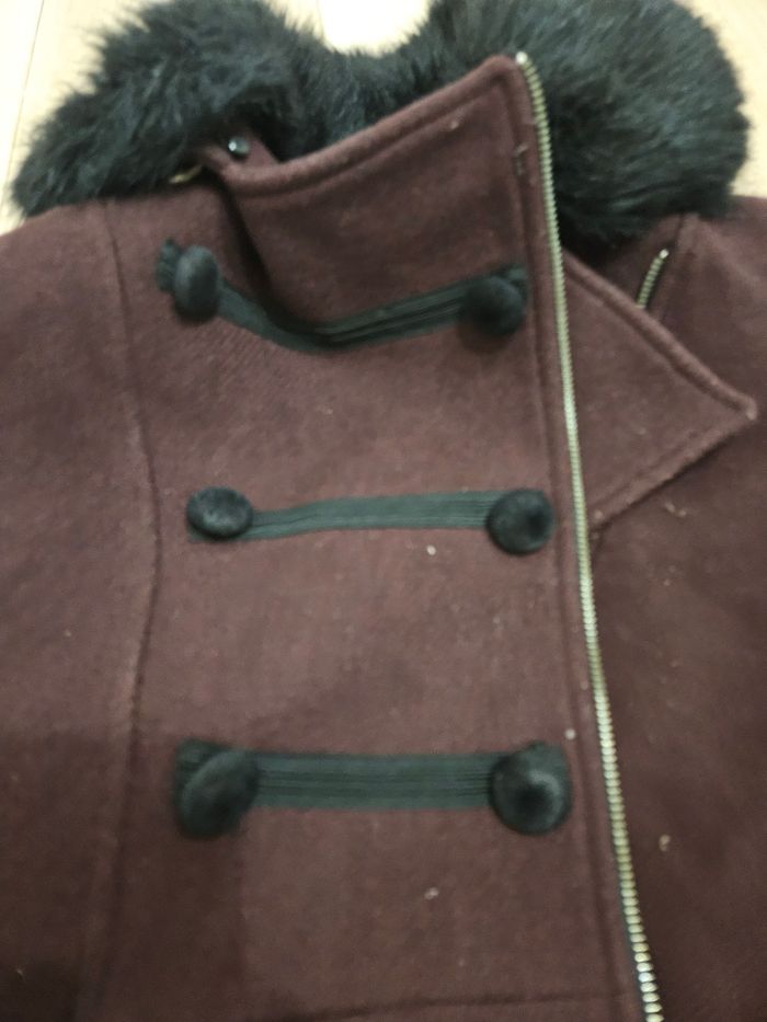 Manteau burgandy naf naf - photo numéro 2