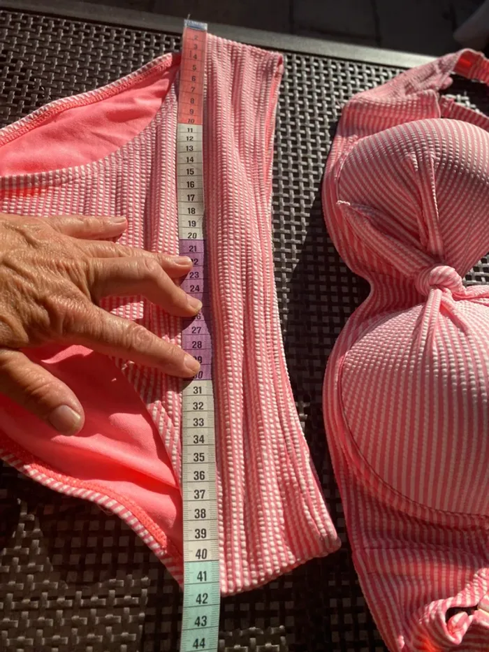 Joli bikini  👙 vichy rose 42 Fei - photo numéro 13