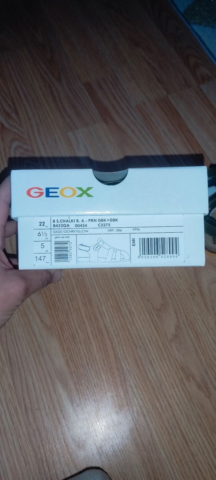 Sandales / chaussures cuir geox taille 22 neuve - photo numéro 8