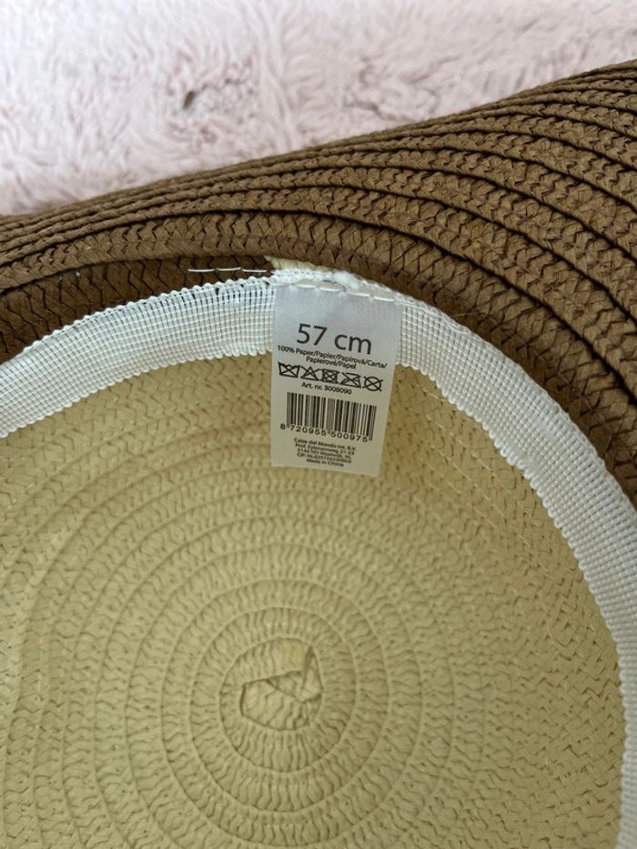 Chapeau en paille - photo numéro 2