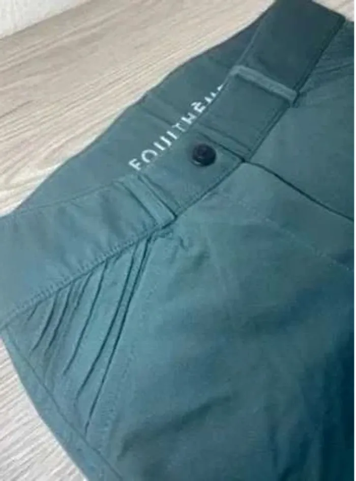 Pantalon Equitheme vert série Joséphine, taille  36  (S), grip  aux  genoux,  très  bon  état - photo numéro 3