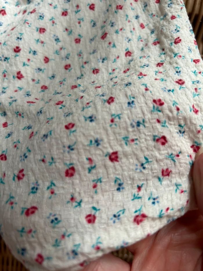 Zara combinaison/salopette légère 3 mois - motif fleuri - photo numéro 6