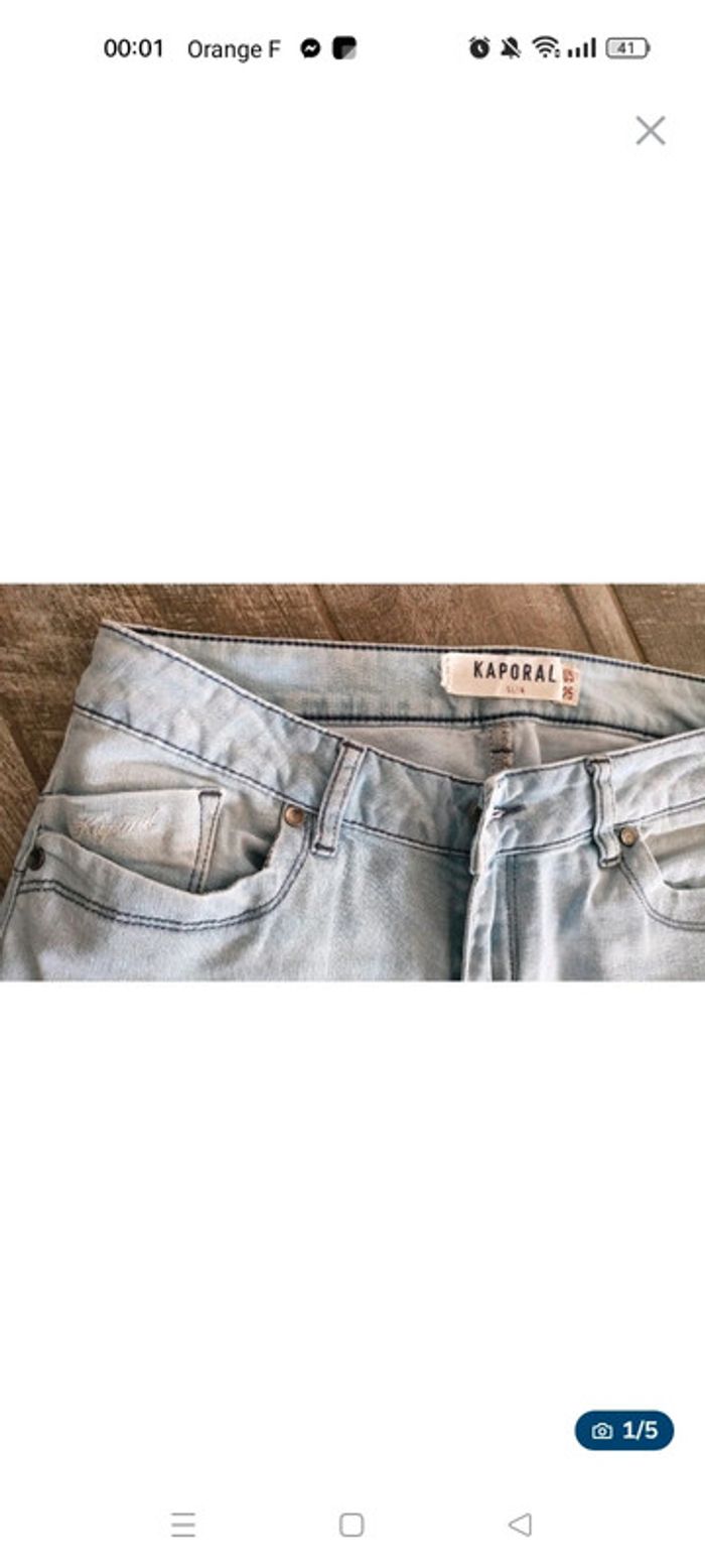 Jean femme kaporal à strass - photo numéro 3