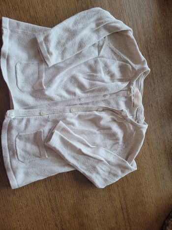 Gilet beige 12/18mois