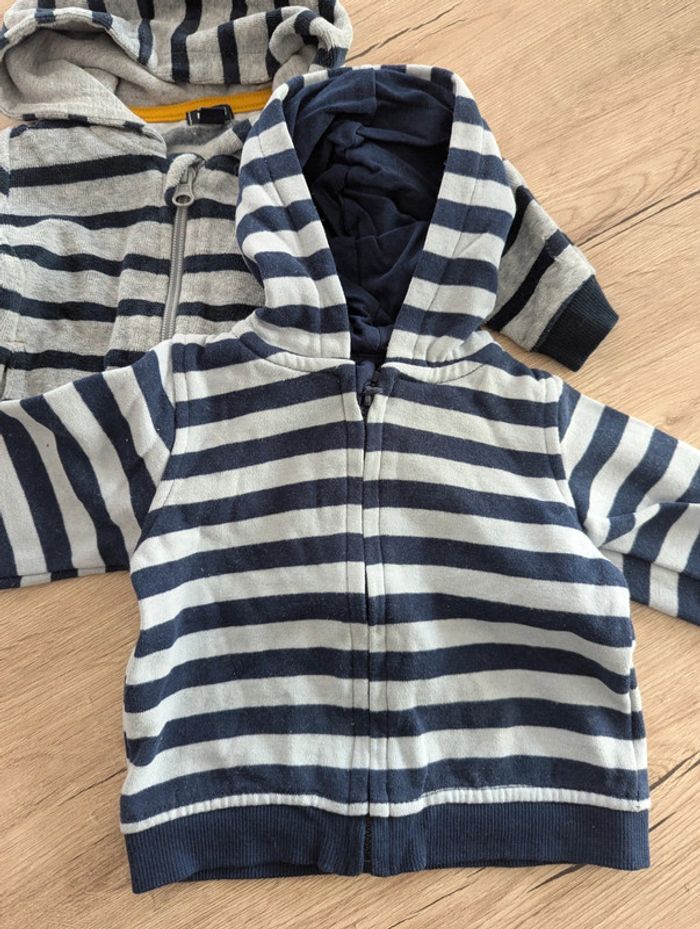 Lot de 2 gilets zippés 3 mois - photo numéro 2