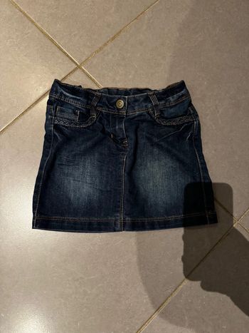 Jupe en jean - TAO - Sweet basics for her - Bleu marine - 6 ans
