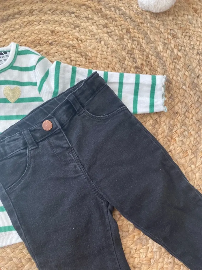Ensemble t-shirt et pantalon jean - photo numéro 3