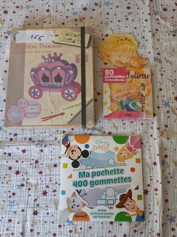 Lot gomettes Disney, Juliette et Carosse à construire