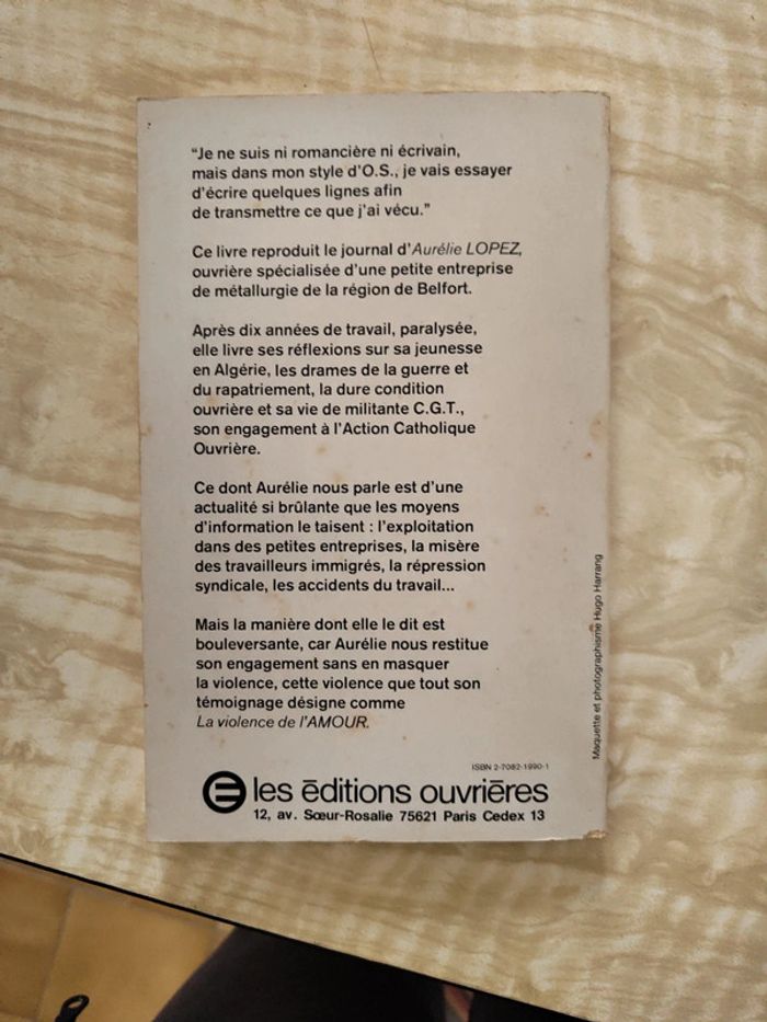 Aurélie journal d'une O.S. - photo numéro 2