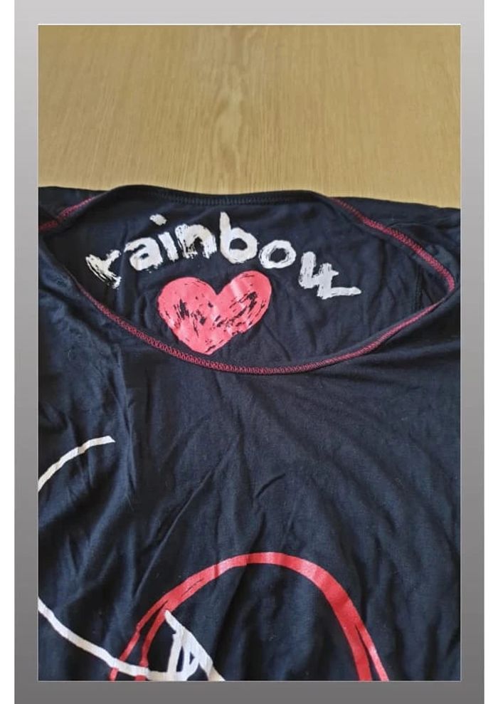 Tshirt femme Desigual manches longues M sans étiquette noir - photo numéro 4