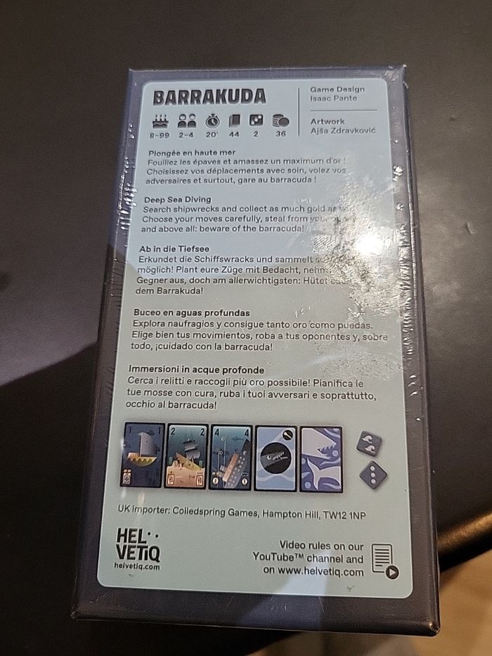 Jeu de société Barrakuda - photo numéro 2