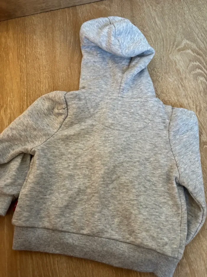 Sweat gilet zip Levis mixte enfant bébé garçon fille 18 mois - photo numéro 2
