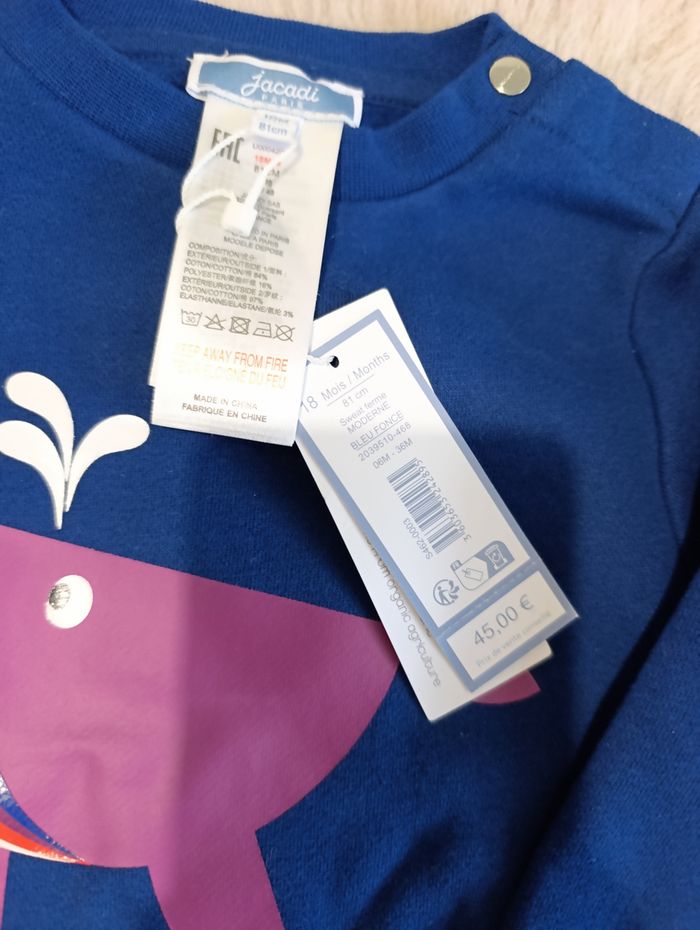 Pull bleu marine Jacadi - photo numéro 2