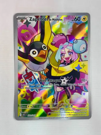 Zapétrel de Mashynn – 231/217 – Carte Pokémon Française