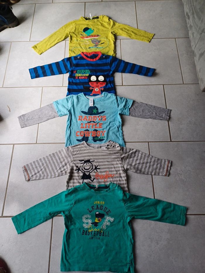 Tee-shirts ML 23-24 mois