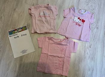 T shirt fille 6 mois