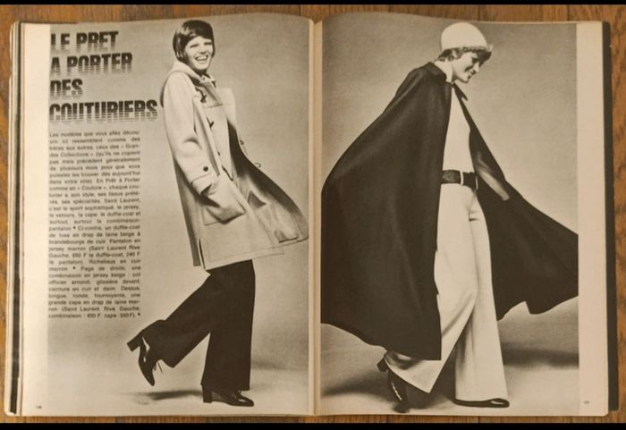 Ancien magazine Elle spécial mode Collections 70 N°1237 de 1969 vintage - photo numéro 9