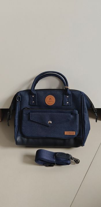 Crossbody M Cabaïa bleu style jean